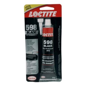 Cola Silicone Loctite 598 Black Alta Temperatura