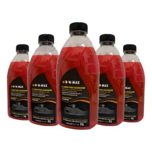 Kit 5 Fluido Aditivo Radiador Proteção Arrefecimento W-max Rosa