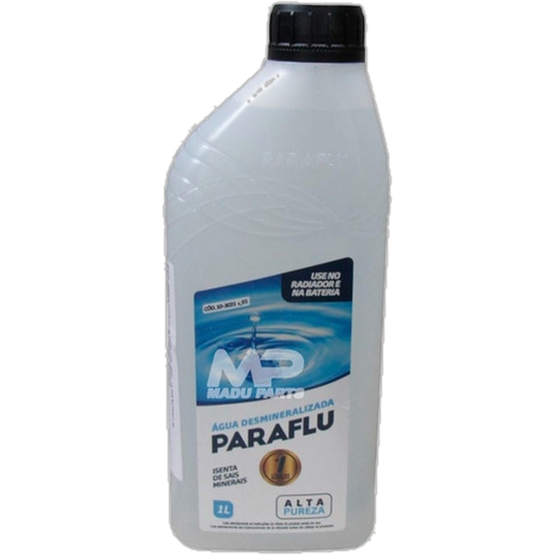 Água Desmineralizada Paraflu Radiador Alta Pureza 1 Litro