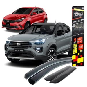 Calha Adesiva Fiat Argo 2017/... Pulse 2021/...