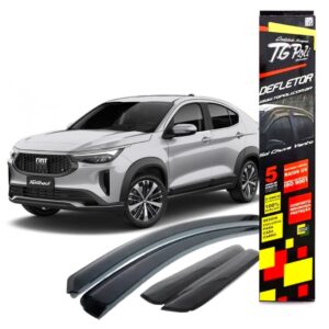 Calha Chuva Defletor Fiat Fastback 2022/... 4 Portas Fume