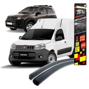 Calha Chuva Defletor Novo Uno 11/16 Fiorino 14/16 2 Portas
