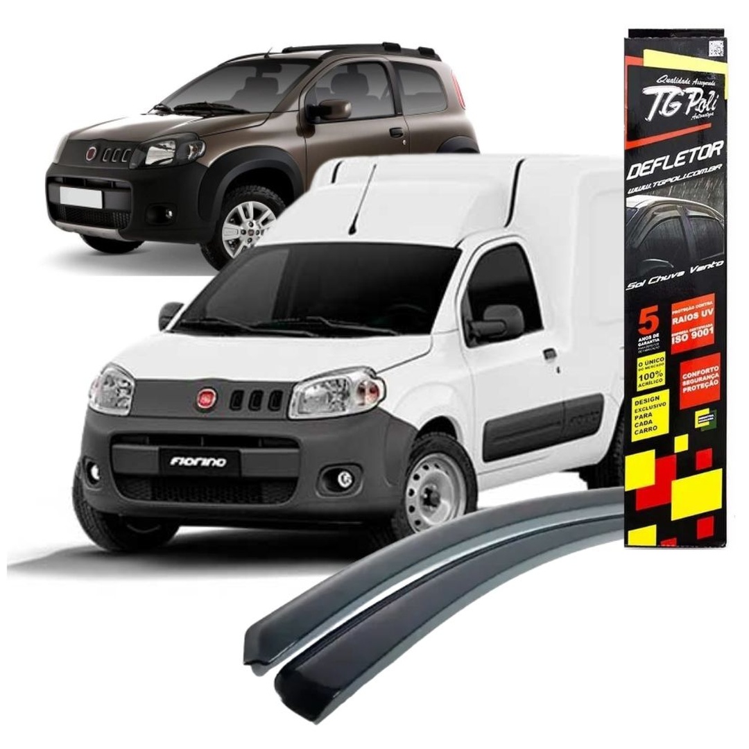 Calha Chuva Defletor Novo Uno 11/16 Fiorino 14/16 2 Portas