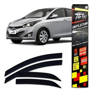 Calha De Chuva Hb20 Sedan 2013 A 2016 4 Portas Fume Tgpoli