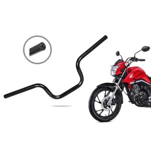 Guidão Moto Titan 160 Preto S/ Peso