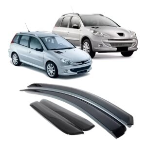 Calha Chuva Defletor Peugeot 206 207 Sw Escapade 2000/2013