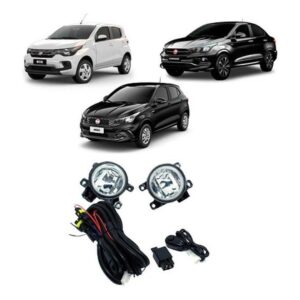 Kit Farol Milha Fiat Mobi/argo/cronos 2016/17/18