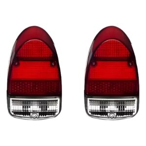 Kit Lente Lanterna Traseira Vw Fusca 1300 1500 Bicolor Rubi