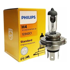 Lâmpada Philips H4 12v 60/55w Original Farol Alto E Baixo