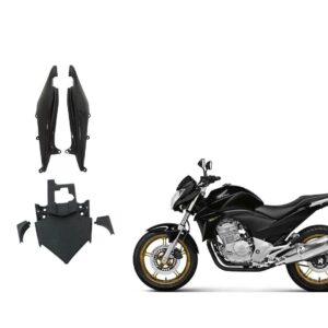 Rabeta Completa CB300 2009/2010 Prata Force Metalico