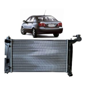 Radiador Corolla 1.6 1.8 16V 2002 a 2008 Com e Sem Ar