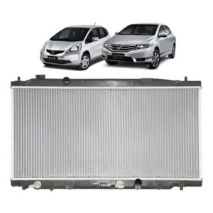 Radiador Resfriamento Honda CITY 10/14 FIT 09/14 Com Ar