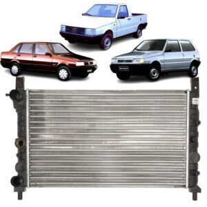 Radiador Uno Fiorino Premio 1990/2000 Com Ar S/Reservatório