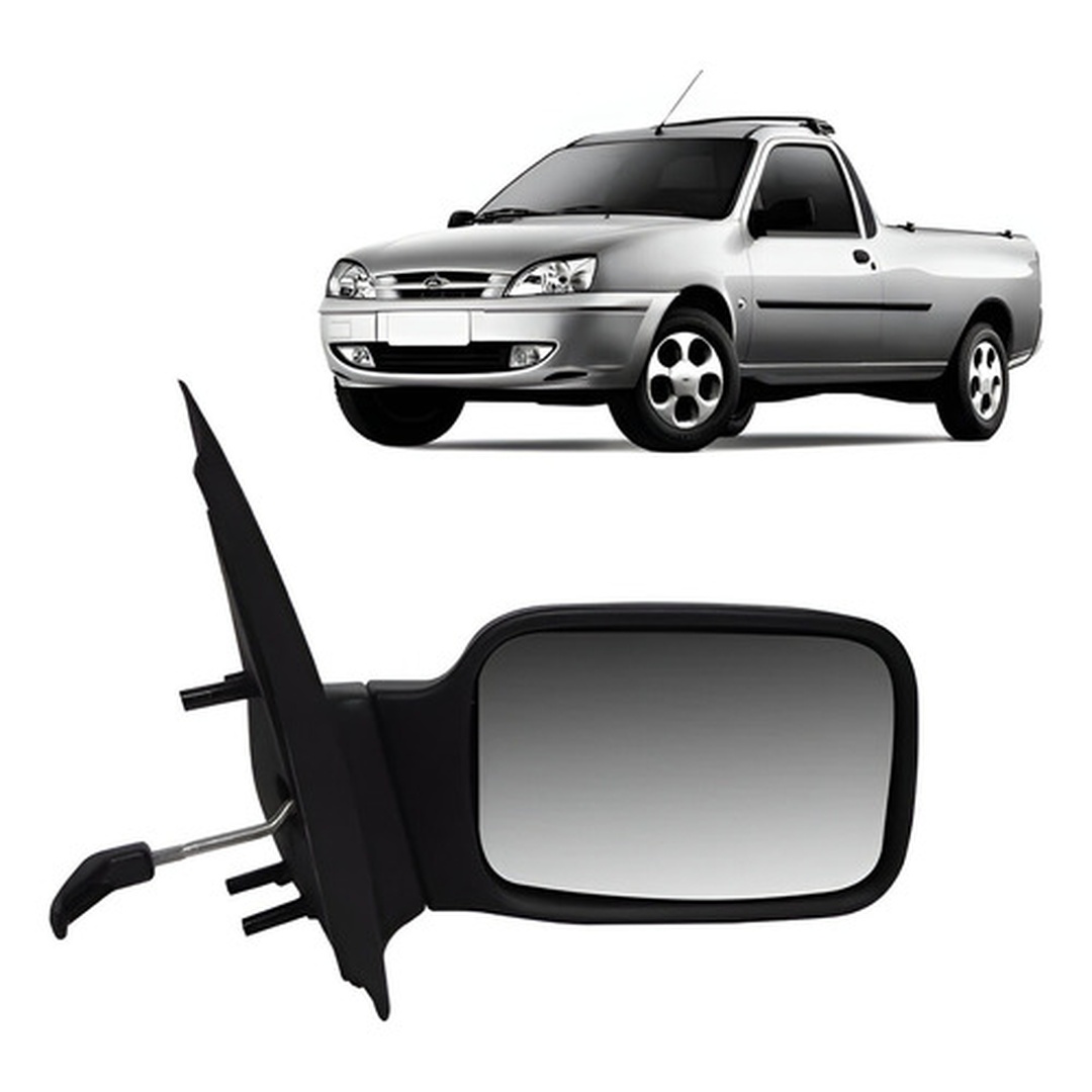 Retrovisor Direito Courier 1997/... Com Controle