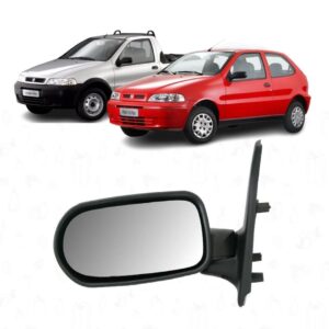 Retrovisor Externo Fixo Esquerdo Palio Strada 01/03 2 Portas