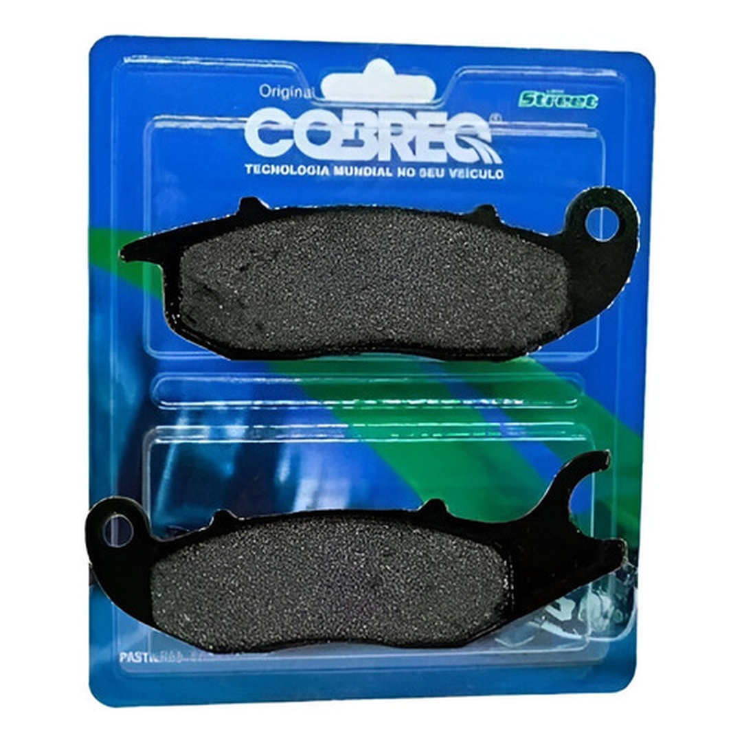 PASTILHA FREIO DIANTEIRO FAZER YS250 2016/... CG FAN CARGO ESD 2014/... CARGO FAN TITAN MIX 150 2009/... 160 FAN ESDI 20