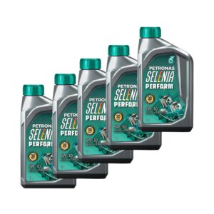 Kit 5 Litros Oleo Lubrificante Motor Sintetico Selenia 05w30